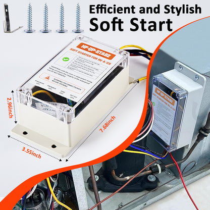 Wodli Soft Start Kit for RV Air Conditioner, RV AC Soft Start Kit for Air Conditioner, Easy Start an A/C & Electrical Appliances with a Small Generator, 100% Waterproof, Easy Installation