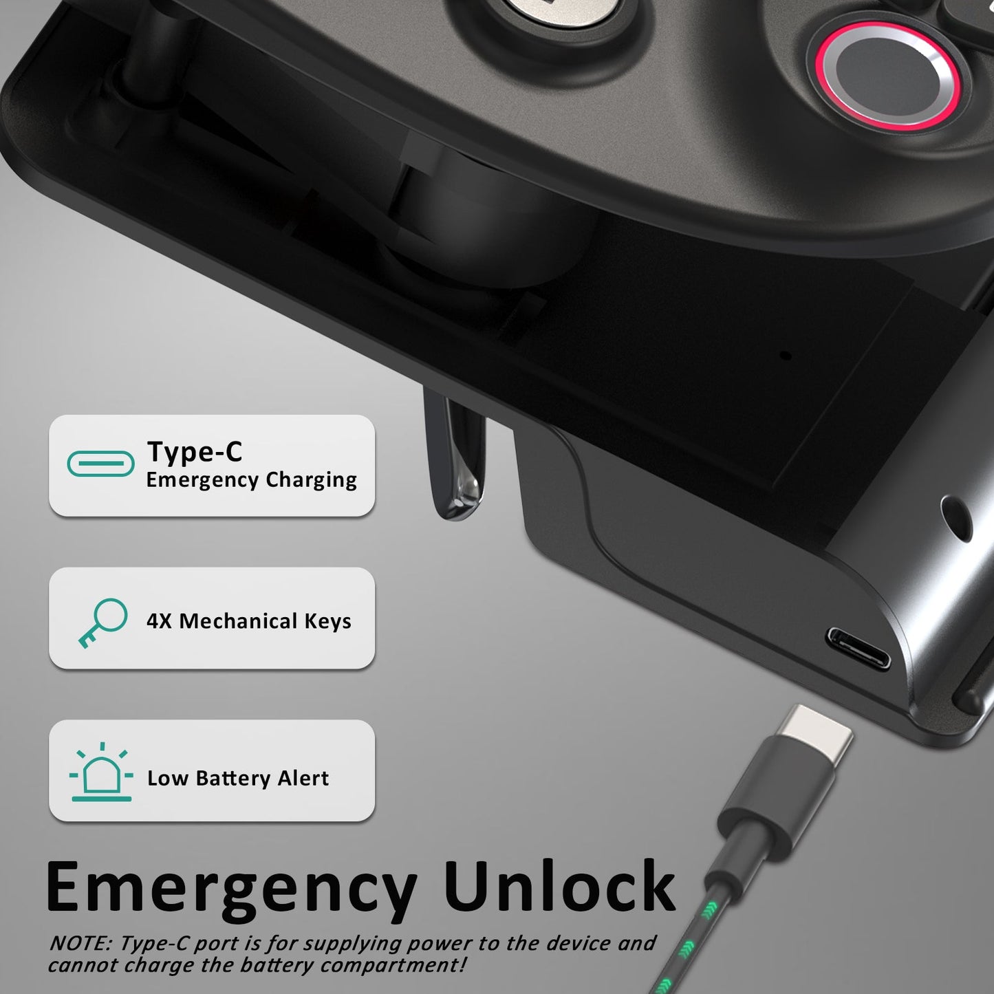 Wodli Upgraded RV Door Lock Replacement, 4-in-1 RV Lock Keyless Entry with Bluetooth, Fingerprint, Passwords, Keys, Opening Size 3.75"x2.75"x1.5", Not fit Class A or Class C RVs