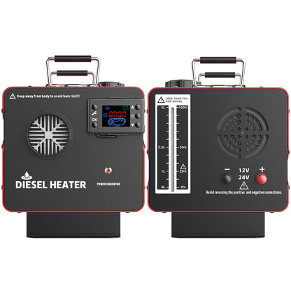 Wodli 8500W Diesel Heater, 12V/24V/110V All-in-One Portable Parking Air Space Heater with LCD Monitor & Remote Control, Fast Heating Low Noise for RV, Trailer, Van, Truck, Boat, Garage, Tent, Camper